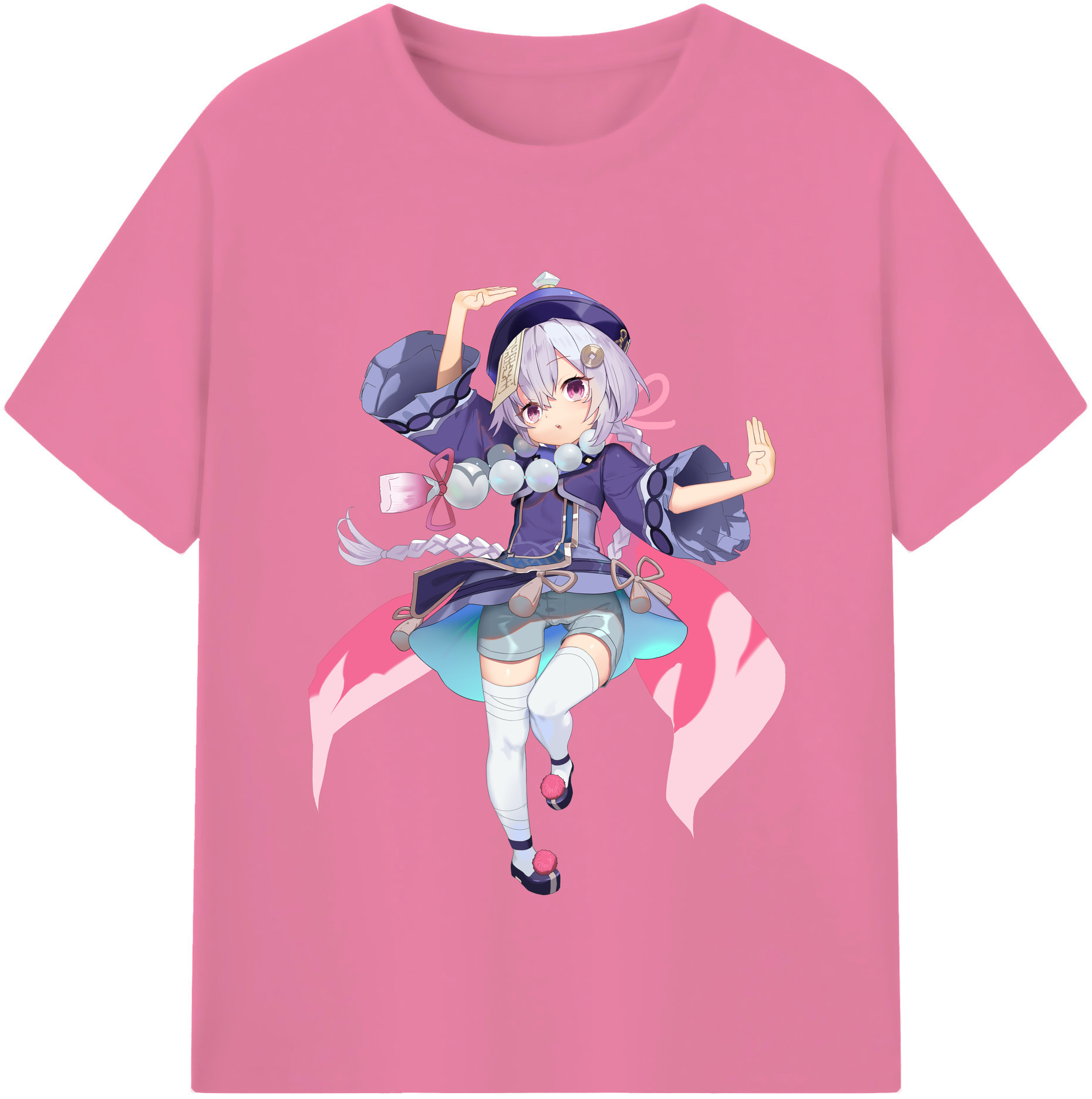 げんし神 七七 なな  genshin Nana 綿100％半袖Tシャツ（フロントプリント）